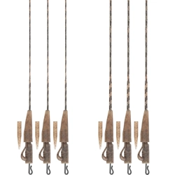 Fox Edges Camo Submerge Lead Clip Leaders 3 Pcs